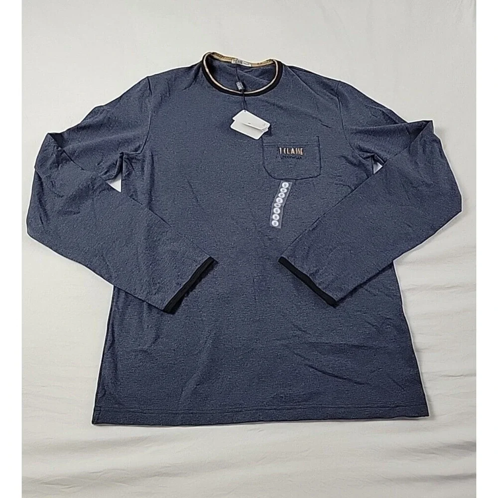 Alviero Martini 1a classe Underwear Shirt Blue Small made in Italy